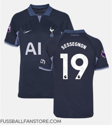 Tottenham Hotspur Ryan Sessegnon #19 Replik Auswärtstrikot 2023-24 Kurzarm